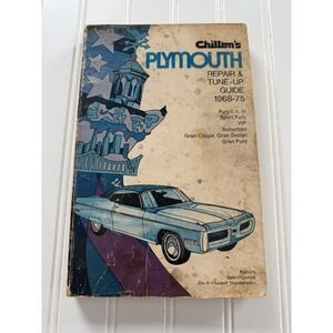 Chilton Service Repair and Tune-Up Guide Book PLYMOUTH 1968 - 1975